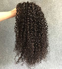 Noir naturel adapté aux besoins du client de perruques de cheveux d'avant de dentelle de longueur pour des femmes de couleur